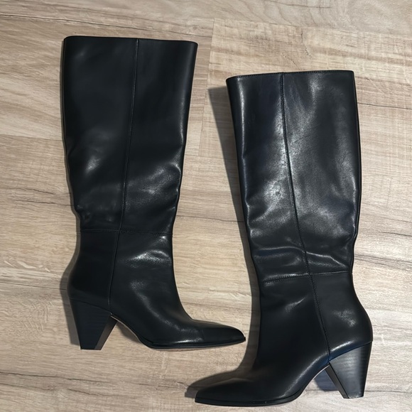 Vince Camuto Buttercup Collab Knee High Boots Size 7 Wide Calf - Picture 2 of 8